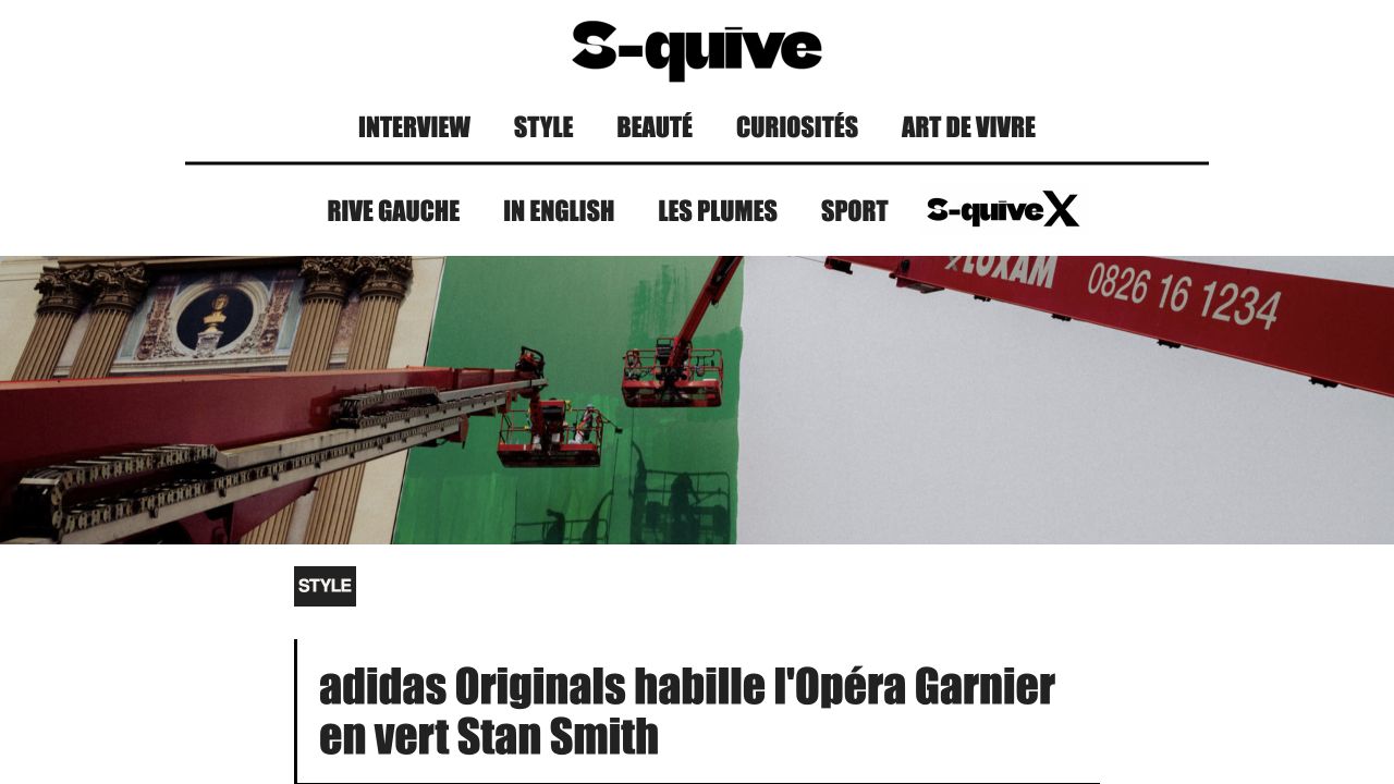 Article screenshot — S-quive
